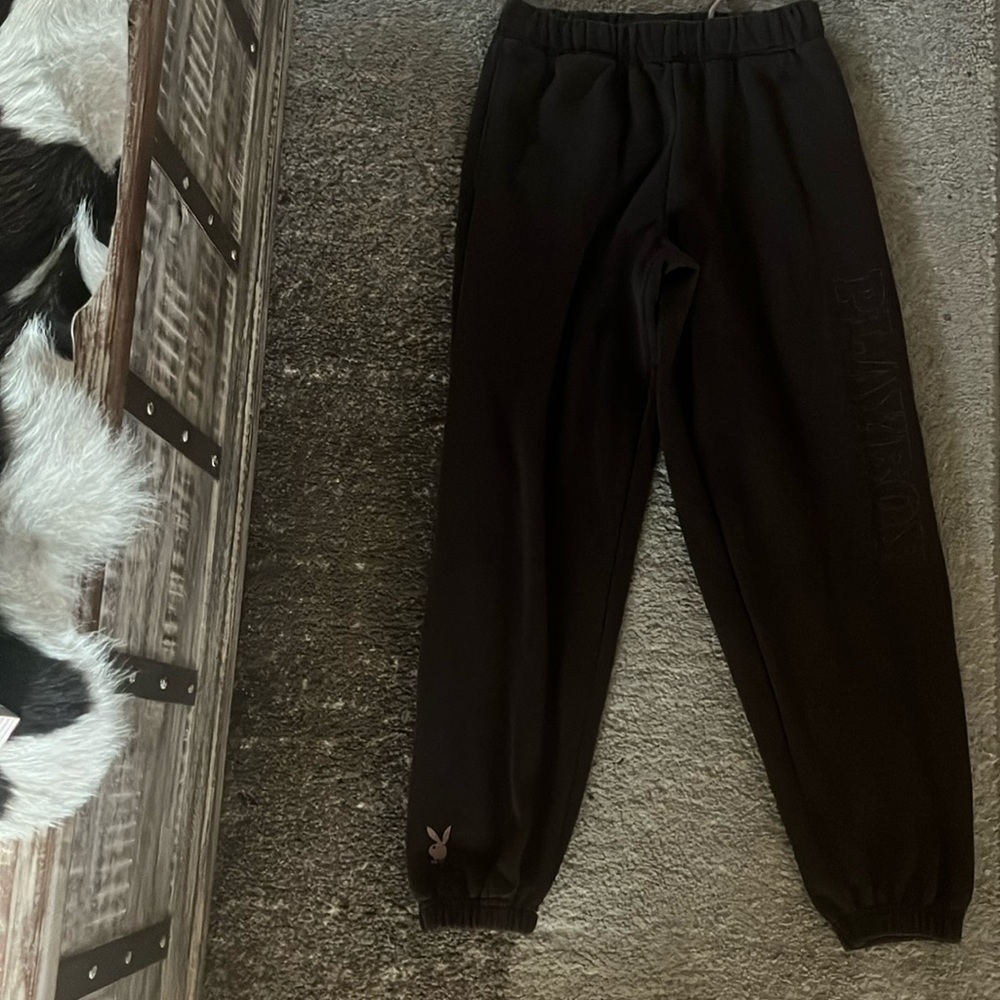 Brown Playboy sweatpants